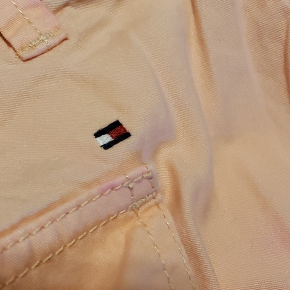 Tommy hilfiger peach pink light roll cuffed shorts - Picture 3 of 5